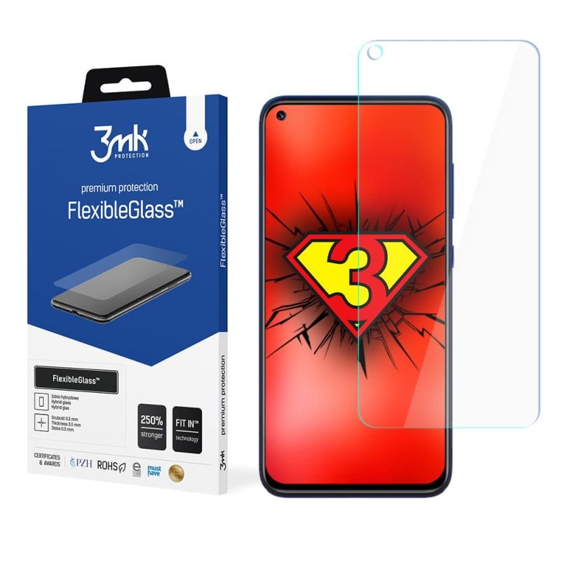 Nietłukące szkło hybrydowe do Oukitel C21 - 3mk FlexibleGlass