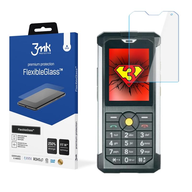 Nietłukące szkło hybrydowe do CAT B100 - 3mk FlexibleGlass