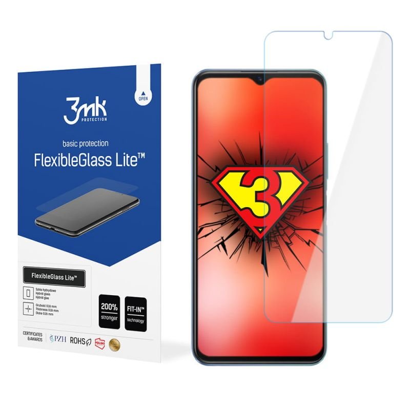 3MK, Vivo Y54s, Szkło hybrydowe, FlexibleGlass Lite