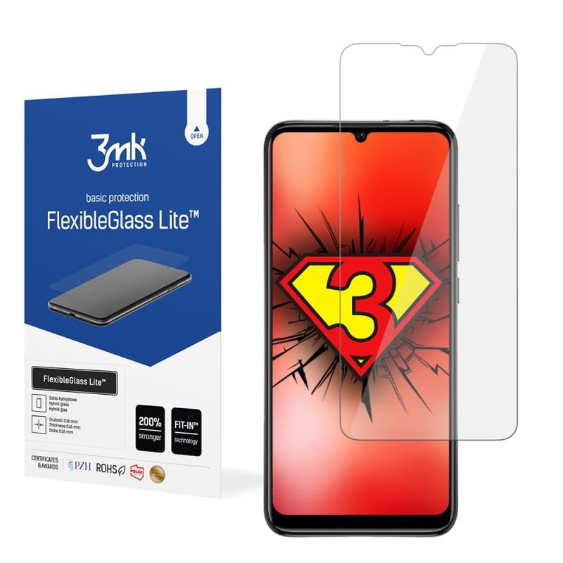 3MK, Xiaomi Mi A3 / CC9e, Szkło hybrydowe, FlexibleGlass Lite