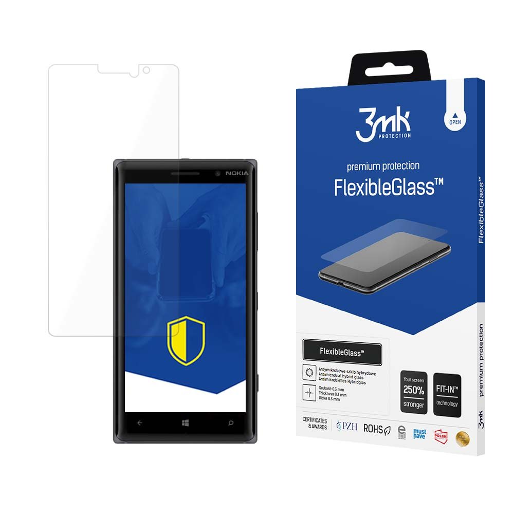 3MK Nokia Lumia 830 Szkło 7H 0,2mm FlexibleGlass