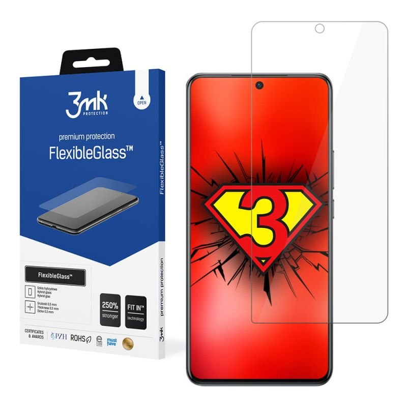 Nietłukące szkło hybrydowe do Vivo X60t 5G - 3mk FlexibleGlass