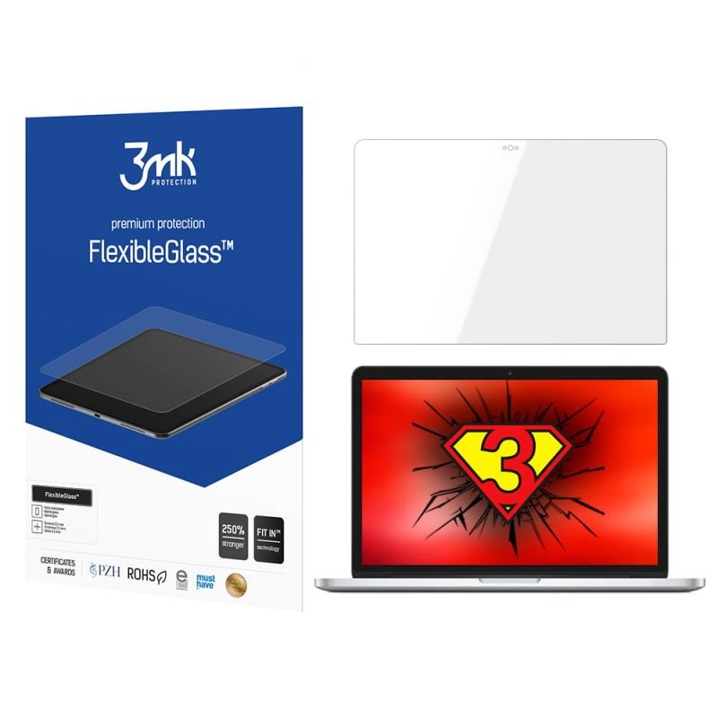 Nietłukące szkło hybrydowe do Apple Macbook Pro 13“ 2019 - 3mk FlexibleGlass