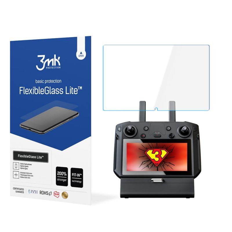 3MK, DJI Smart Controller, Szkło hybrydowe, FlexibleGlass Lite
