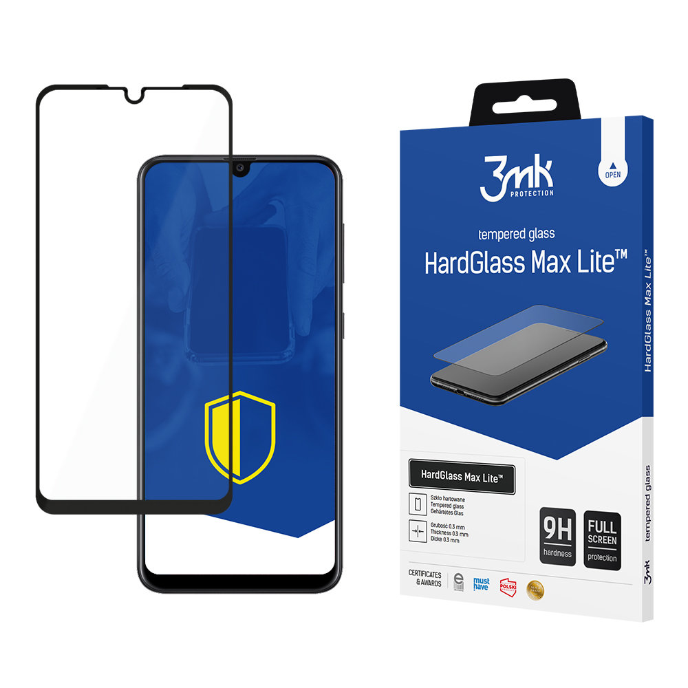 3MK Hardglass Max Lite do Samsung Galaxy A30s czarny HARDGLMAXLISGA30SBL