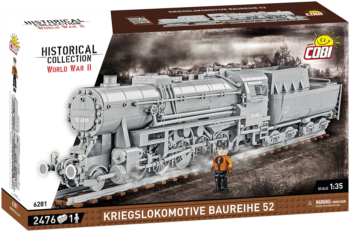 Cobi, HC Trains lokomotywa KRIEGSLOKOMOTIVE BAUREINE 52 6281