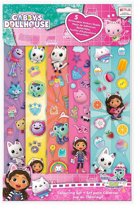 Kids Euroswan, Zestaw Naklejek Gabby S Dollhouse 58 Szt. Gd00030