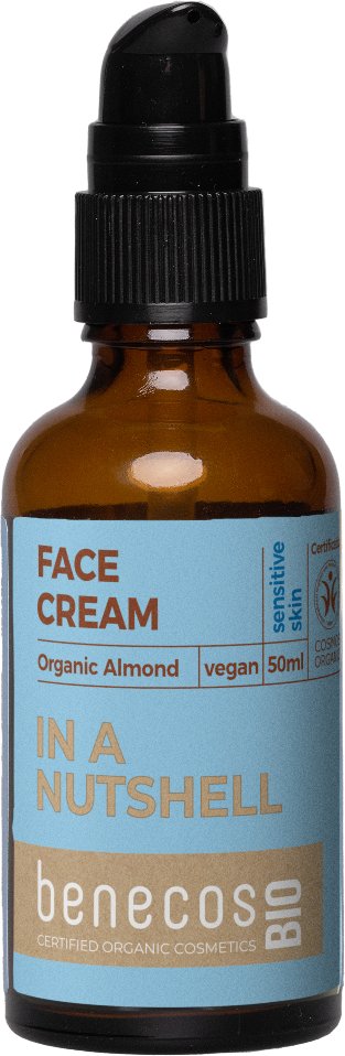benecosBIO, Delikatny Krem Do Wrażliwej Skóry Z Organicznym Olejem Migdałowym, 50ml