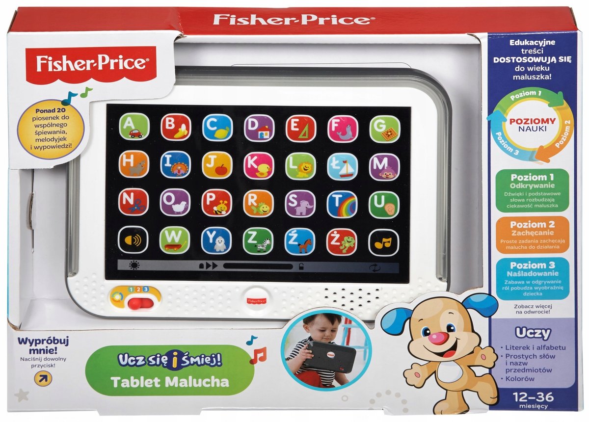 Tablet Interaktywny Fisher-Price Tablet Dla Dzieci