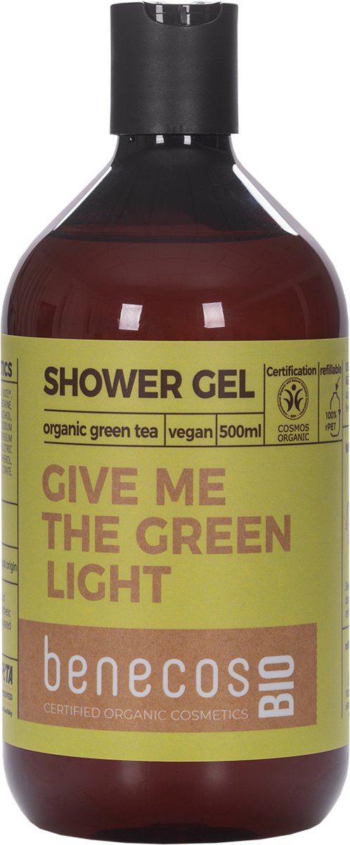 benecosBIO, Żel Do Kąpieli I Pod Prysznic Z Organiczną Zieloną Herbatą, 500ml