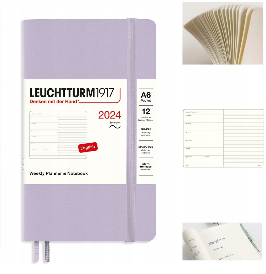 LEUCHTTURM1917 Planer kalendarz książkowy A6 tyg.