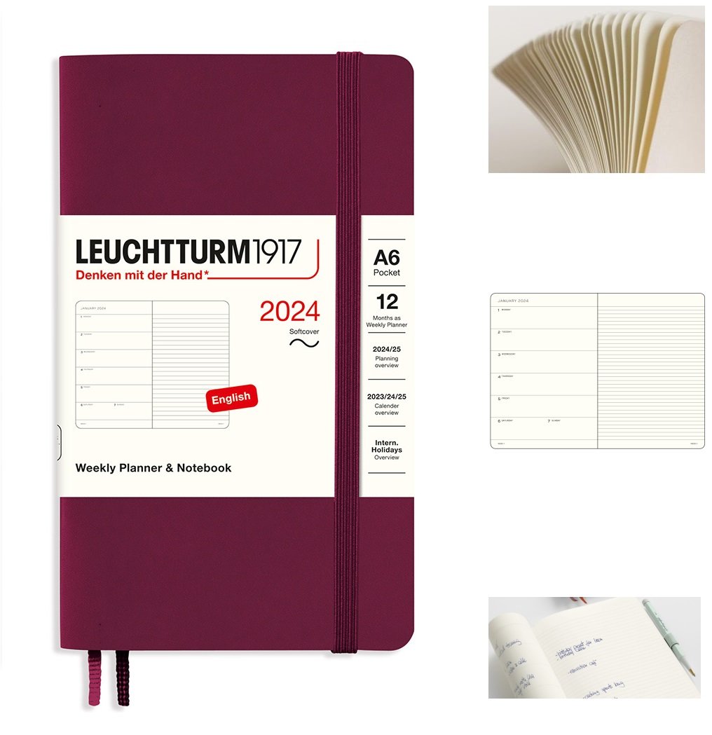 LEUCHTTURM1917 Planer kalendarz książkowy A6 tyg.
