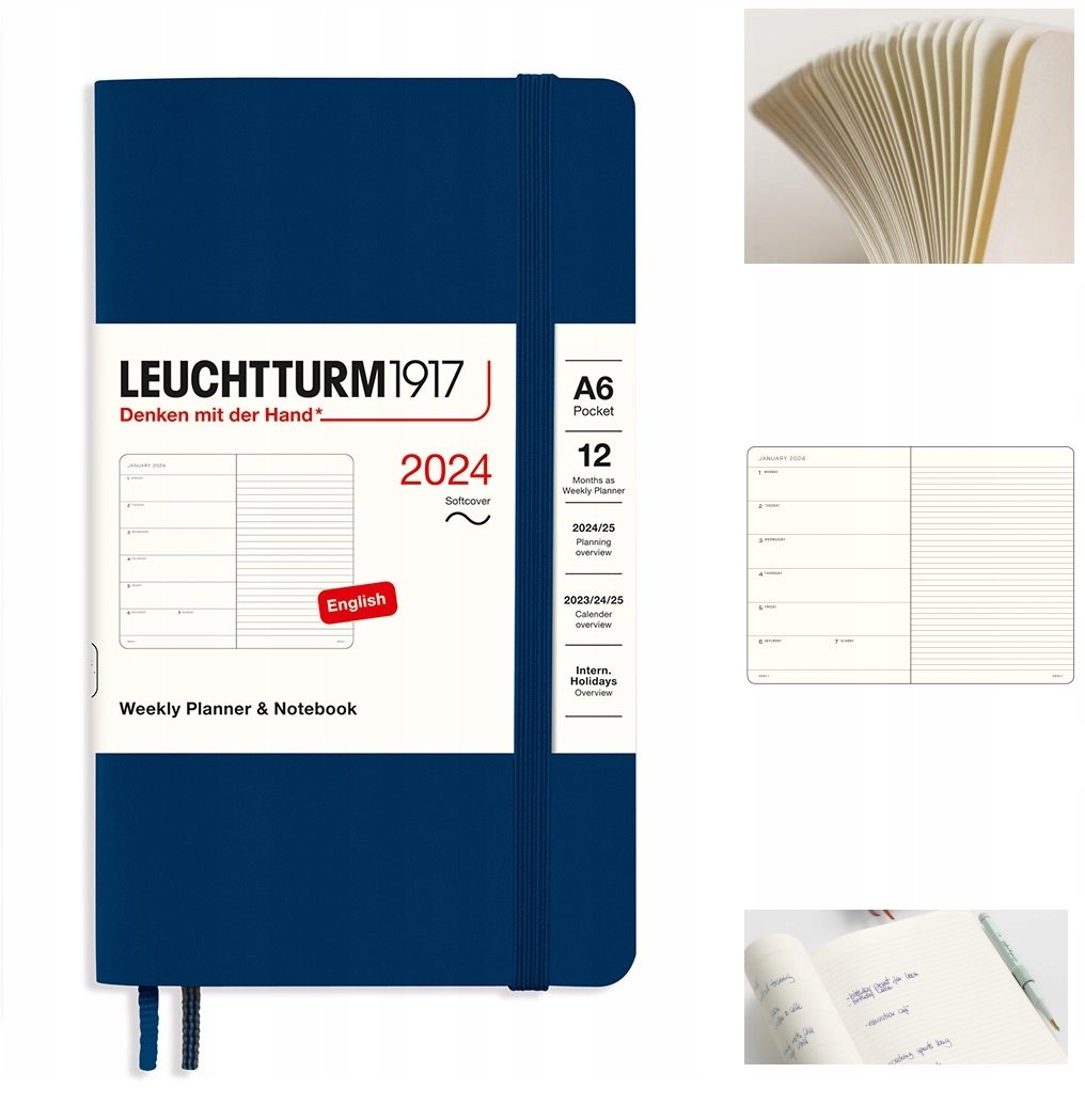 LEUCHTTURM1917 Planer kalendarz książkowy A6 tyg.