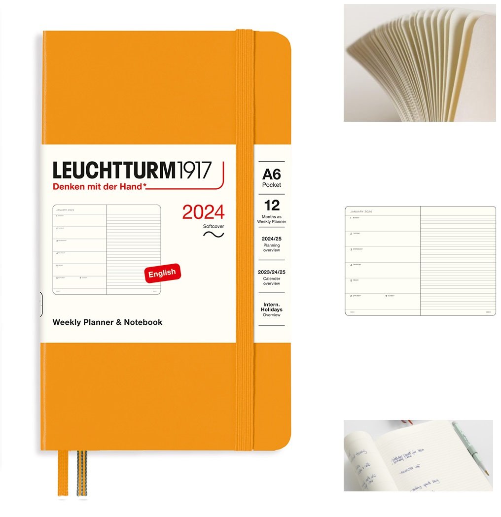 LEUCHTTURM1917 Planer kalendarz książkowy A6 tyg.