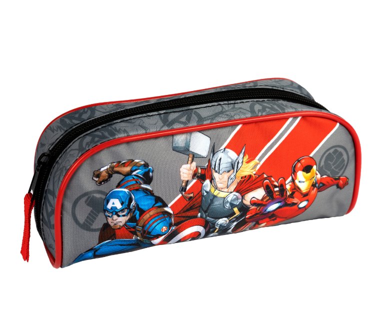Piórnik szkolny AVENGERS jednokomorowy 22cm