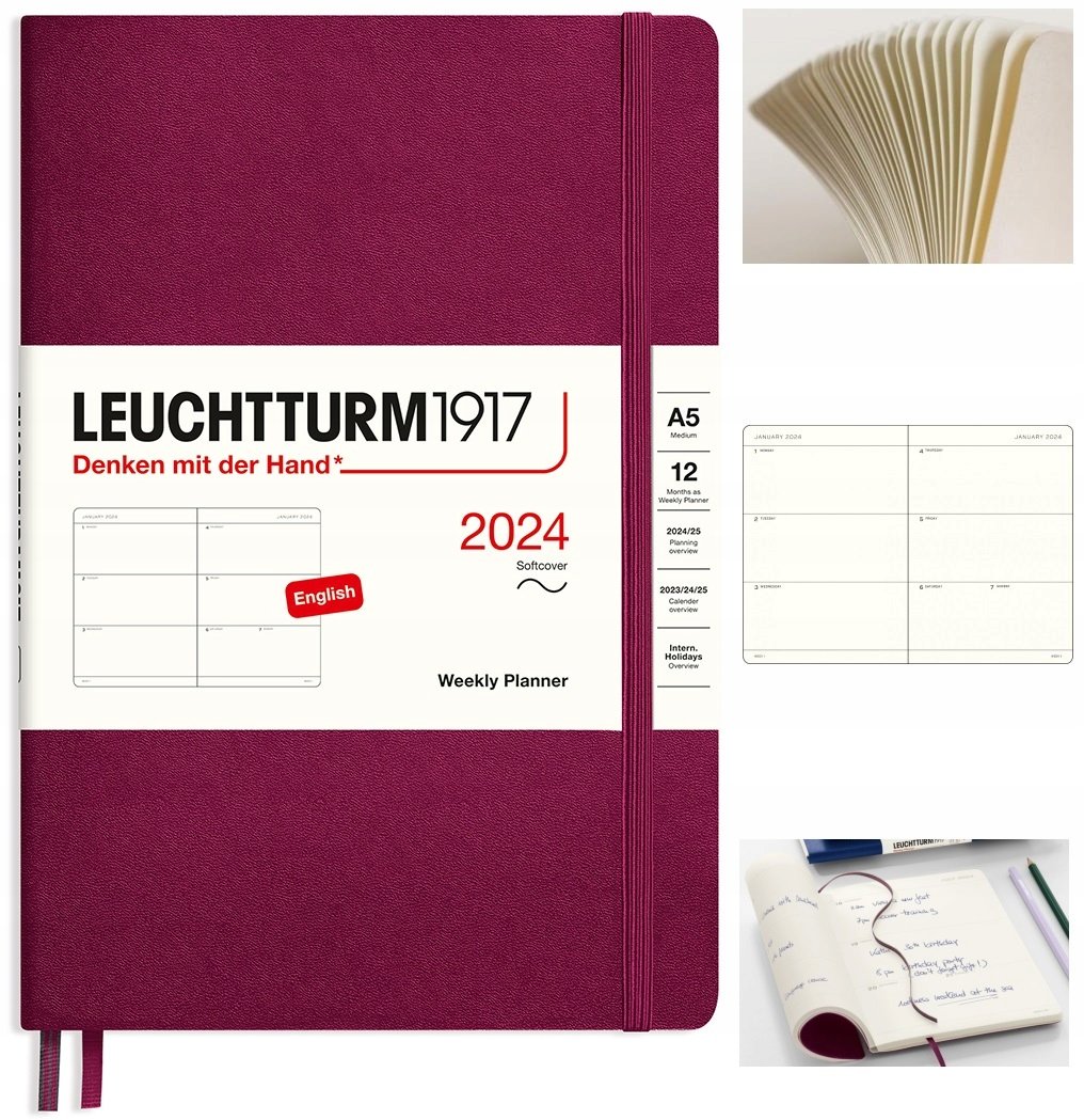LEUCHTTURM1917 Planer kalendarz książkowy A5 tyg.