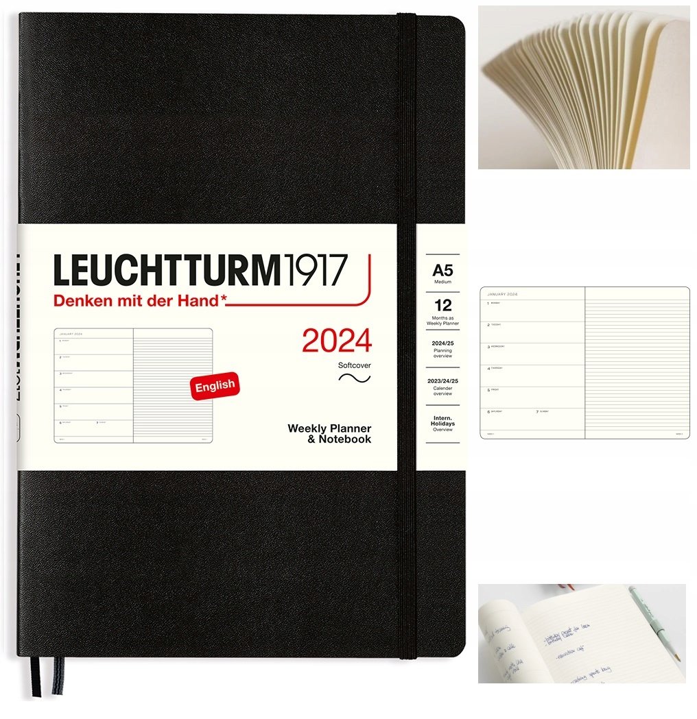 LEUCHTTURM1917 Planer kalendarz książkowy A5 tyg.