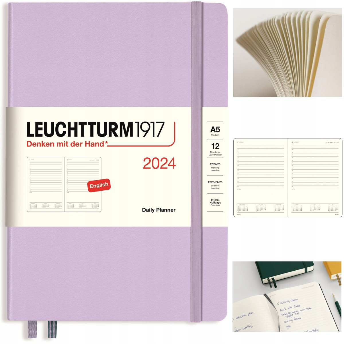 LEUCHTTURM1917 Planer kalendarz książkowy A5 dzien