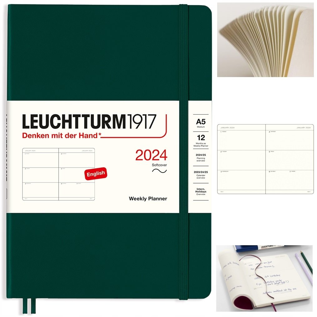 LEUCHTTURM1917 Planer kalendarz książkowy A5 tyg.