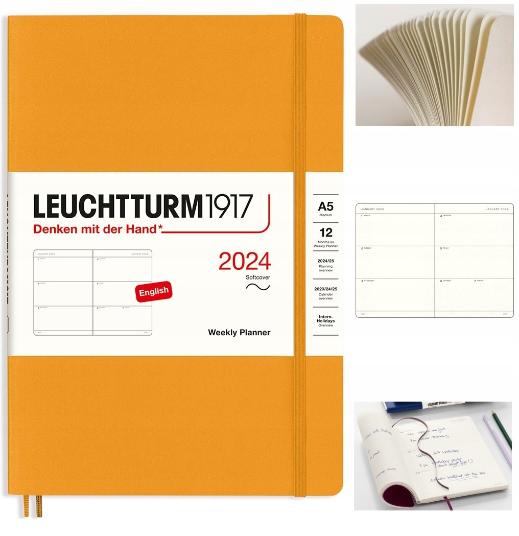 LEUCHTTURM1917 Planer kalendarz książkowy A5 tyg.