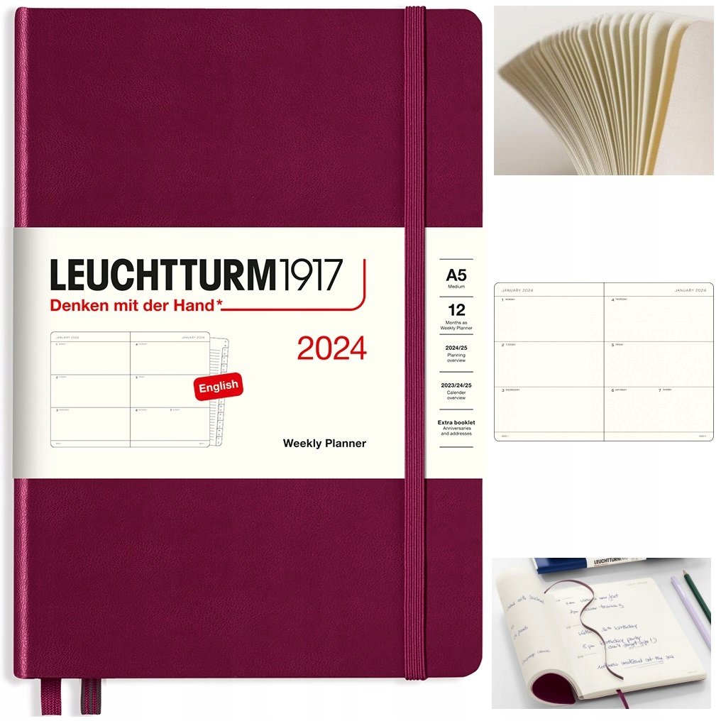 LEUCHTTURM1917 Planer kalendarz książkowy A5 tyg.
