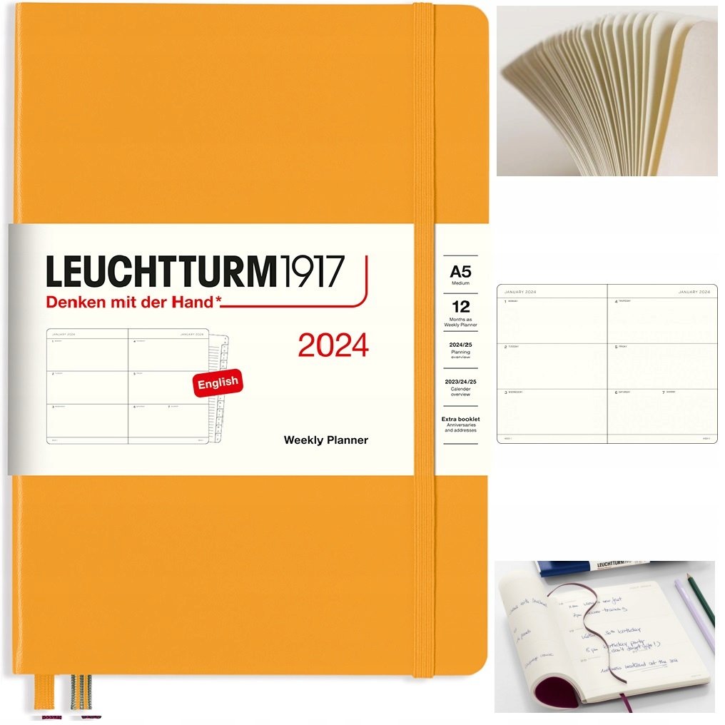LEUCHTTURM1917 Planer kalendarz książkowy A5 tyg.