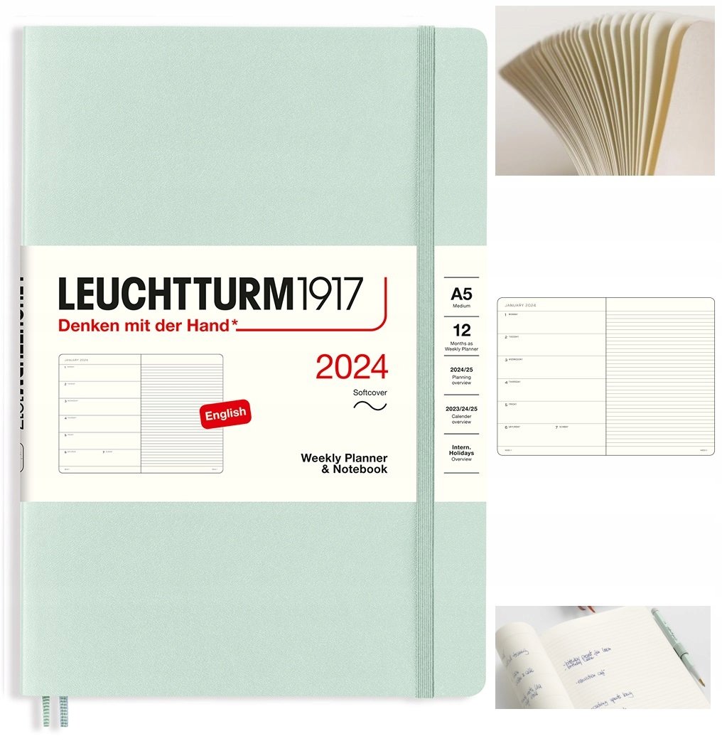 LEUCHTTURM1917 Planer kalendarz książkowy A5 tyg.