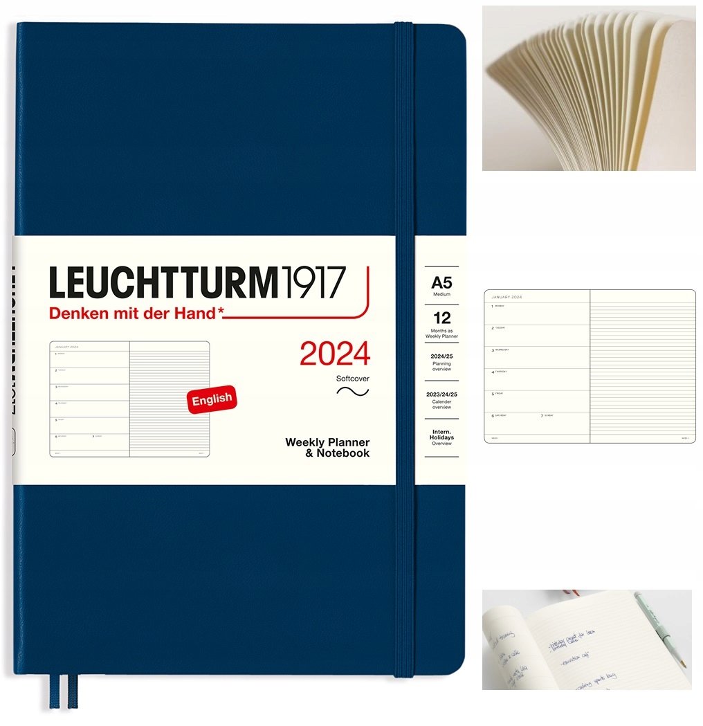 LEUCHTTURM1917 Planer kalendarz książkowy A5 tyg.