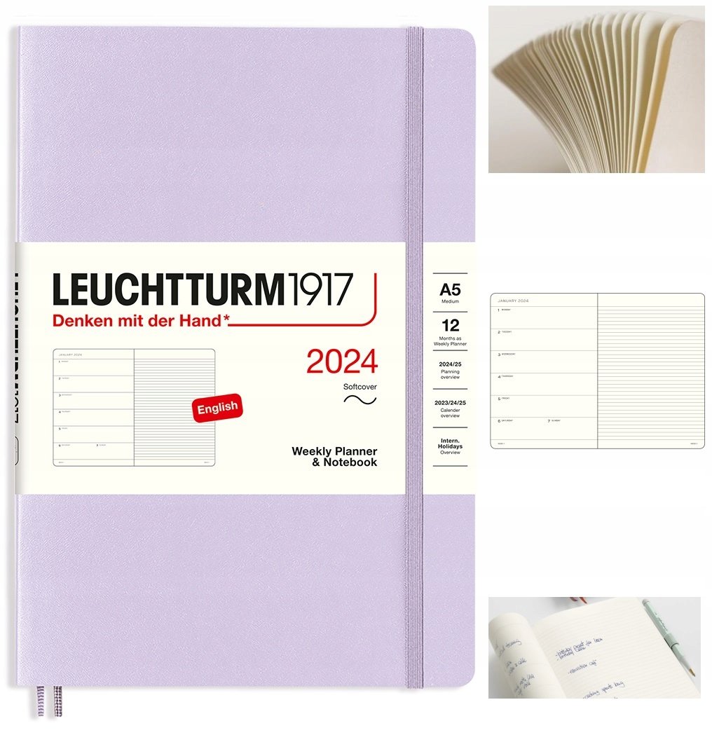 LEUCHTTURM1917 Planer kalendarz książkowy A5 tyg.