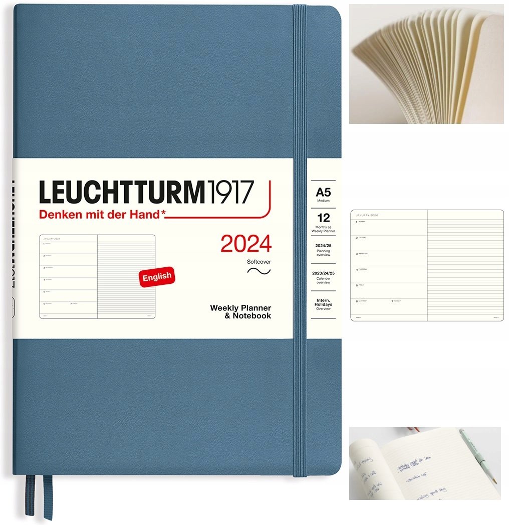LEUCHTTURM1917 Planer kalendarz książkowy A5 tyg.