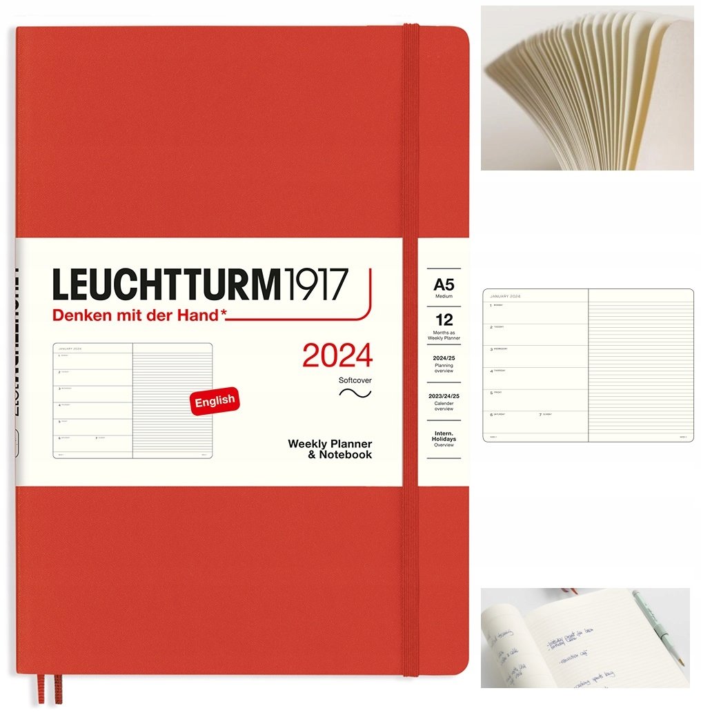 LEUCHTTURM1917 Planer kalendarz książkowy A5 tyg.