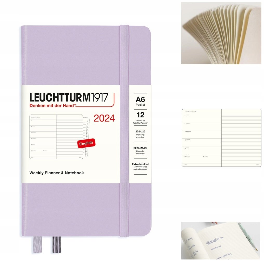 LEUCHTTURM1917 Planer kalendarz książkowy A6 tyg.