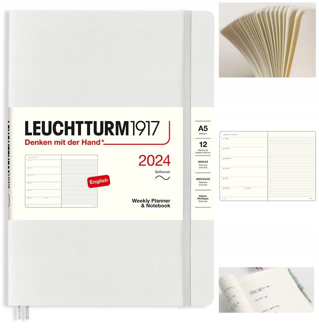 LEUCHTTURM1917 Planer kalendarz książkowy A5 tyg.