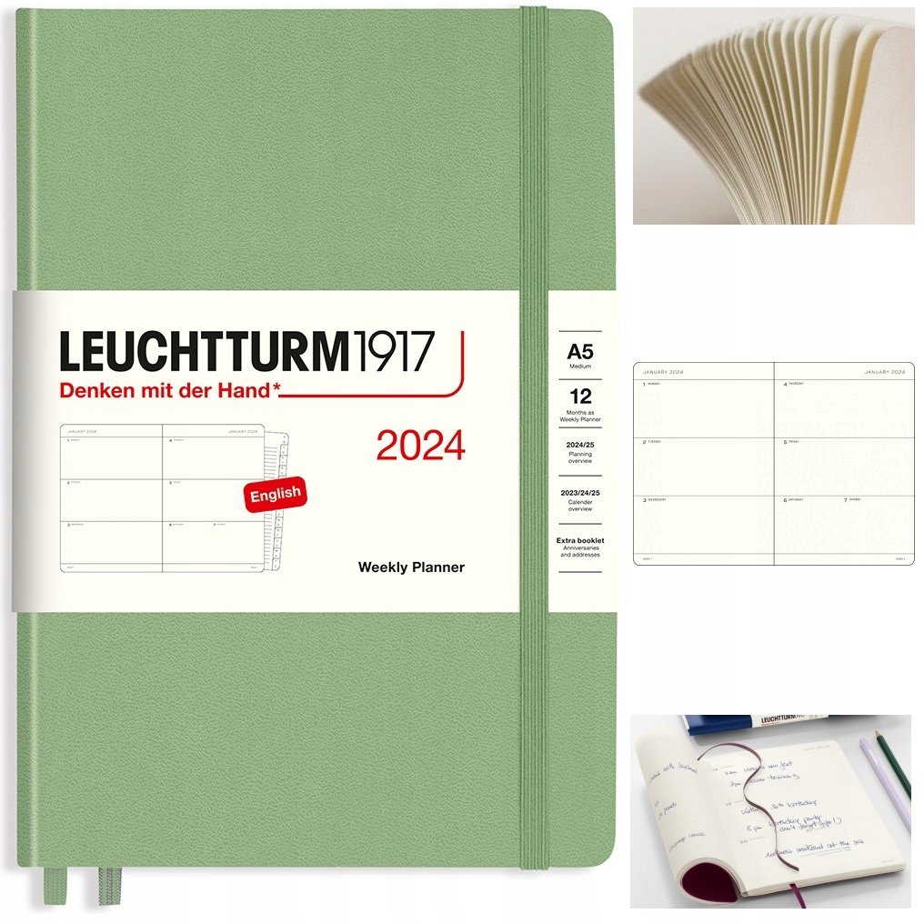 LEUCHTTURM1917 Planer kalendarz książkowy A5 tyg.
