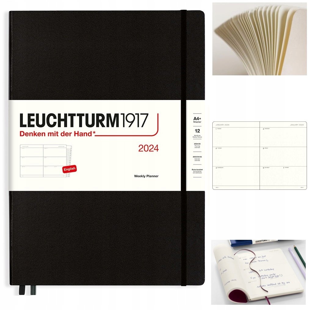 LEUCHTTURM1917 Planer kalendarz książkowy A4 tyg.