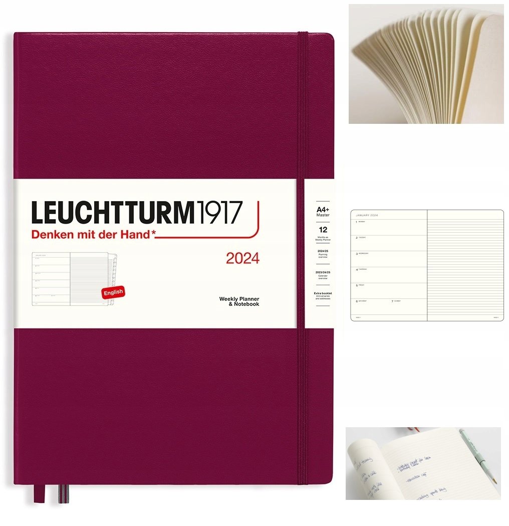 LEUCHTTURM1917 Planer kalendarz książkowy A4 tyg.