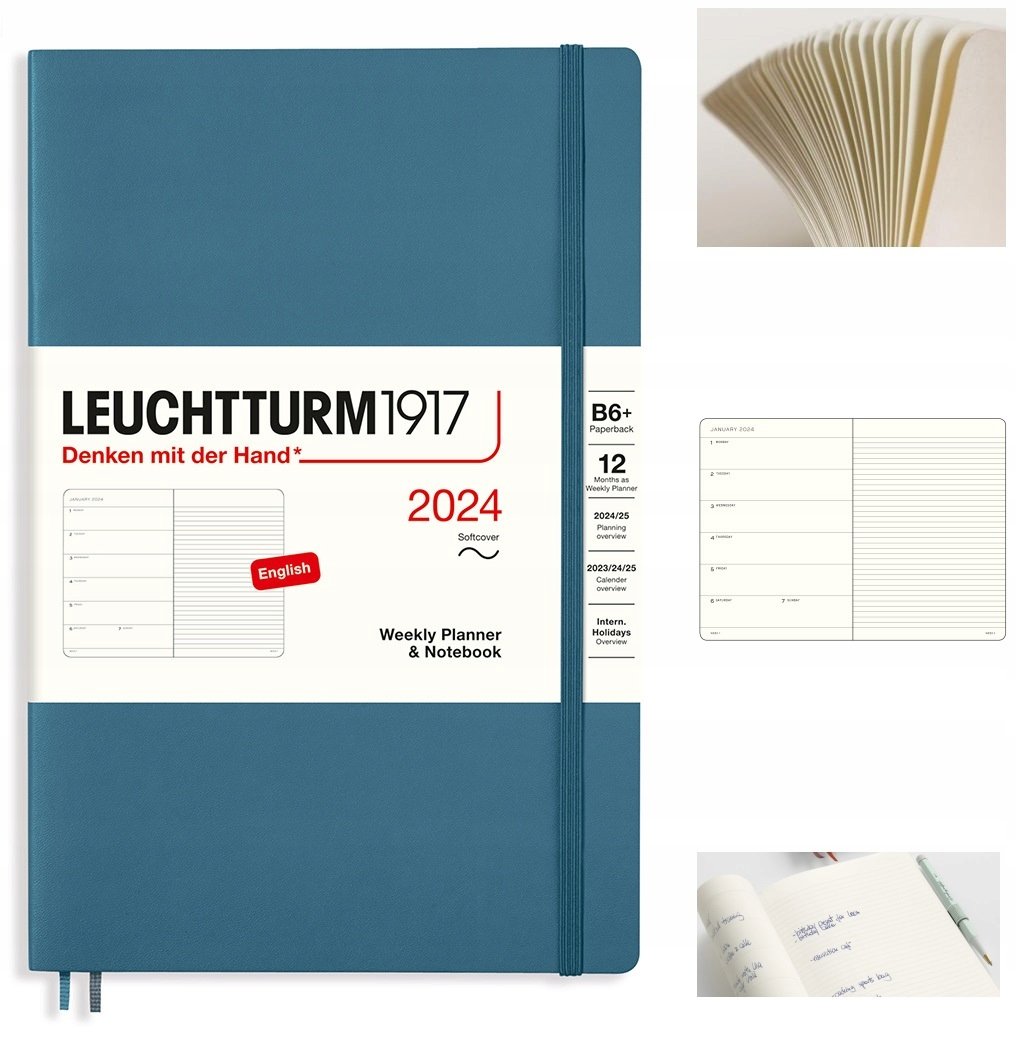 LEUCHTTURM1917 Planer kalendarz książkowy B6 tyg.