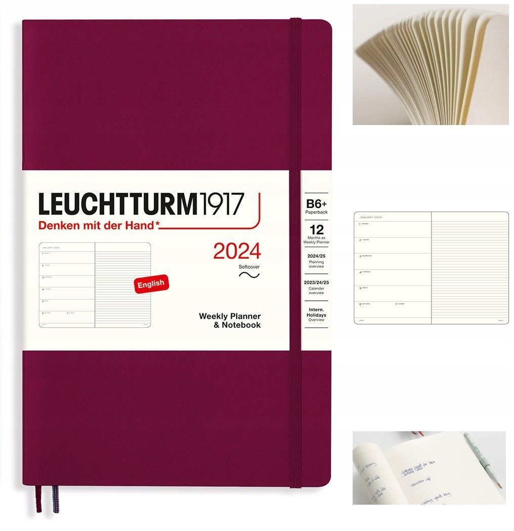 LEUCHTTURM1917 Planer kalendarz książkowy B6 tyg.
