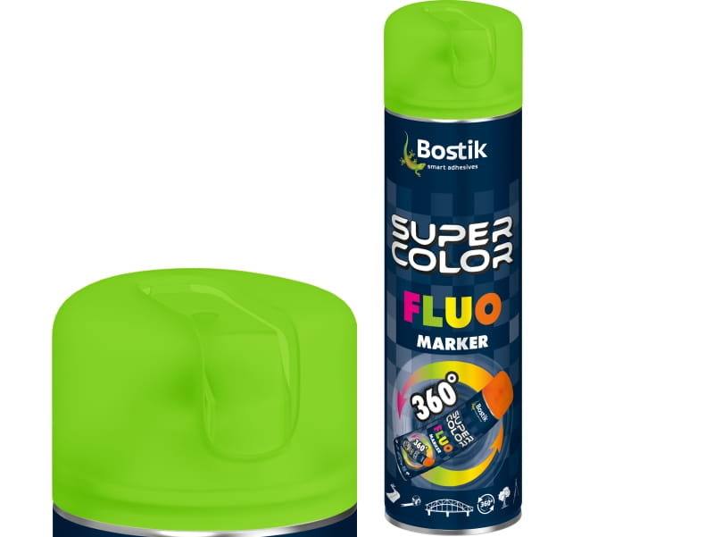 Den Braven Bostik Farba w sprayu fluorescencyjna 500ml zielony) BOKSC263204
