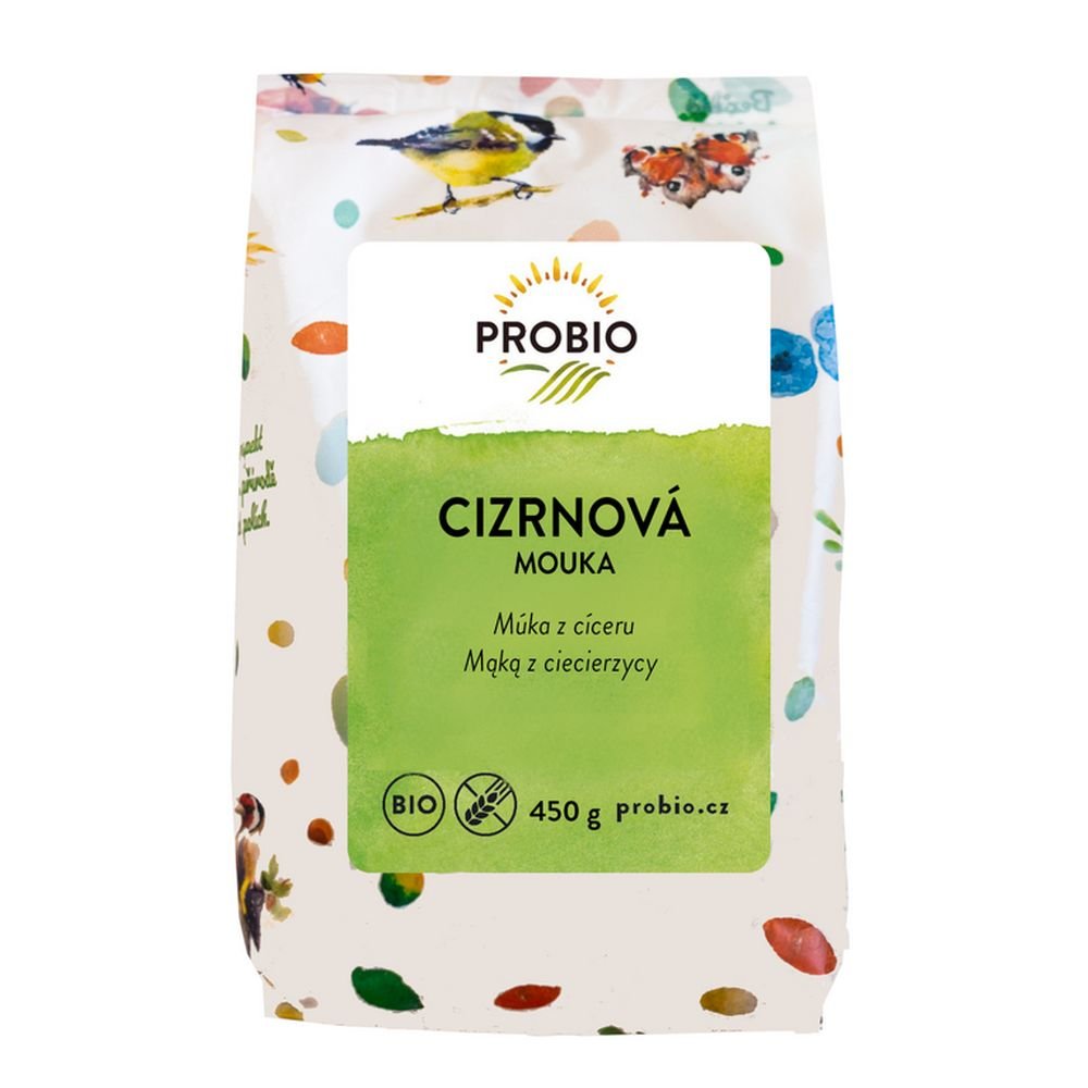 Mąka z Ciecierzycy Bezglutenowa Bio 450 g - PRO-BIO