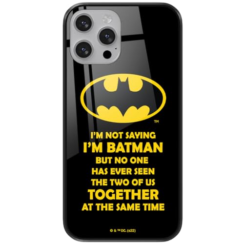 ERT GROUP etui na telefon Apple Iphone 13, case oryginalny i oficjalnie licencjonowany przez DC, wzór Batman 053, wykonany z hartowanego szkła, etui ochronne