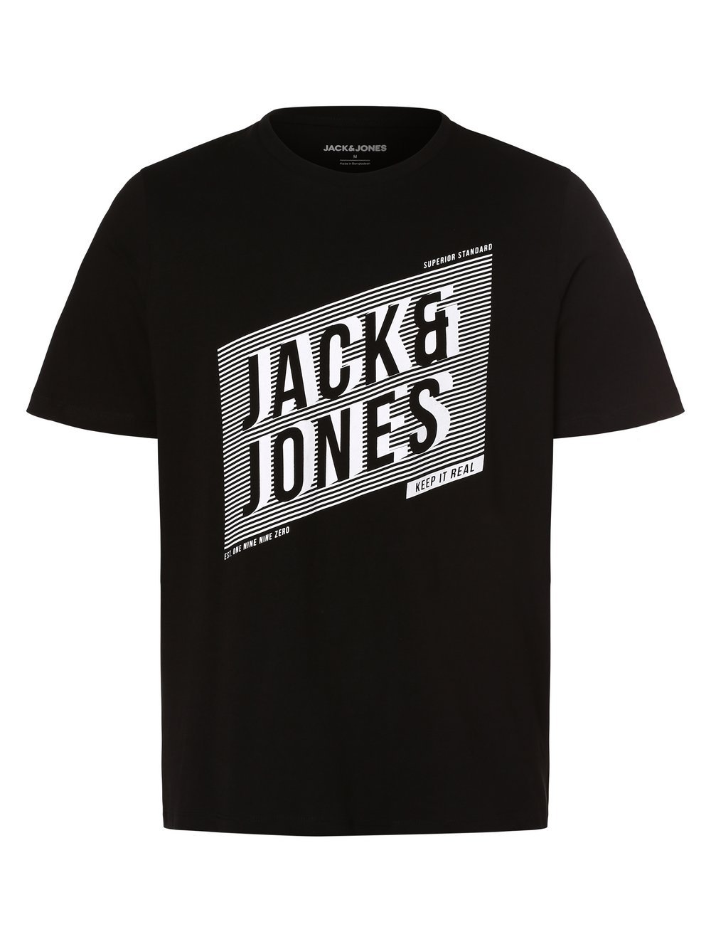 Jack & Jones - T-shirt męski  JJNet, czarny