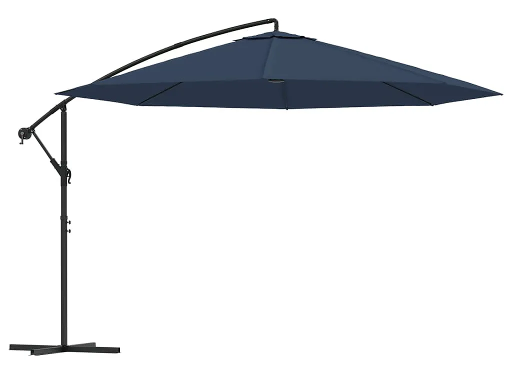 Edinos Ciemnoniebieski parasol ogrodowy z aluminiowym słupkiem Z4-A52