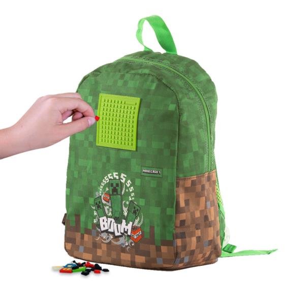 Pixie Crew plecak mały Minecraft zielony