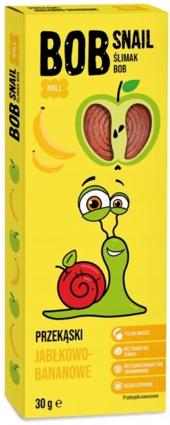 Przekąska Bob Snail zawijas jabłko-banan 30 g