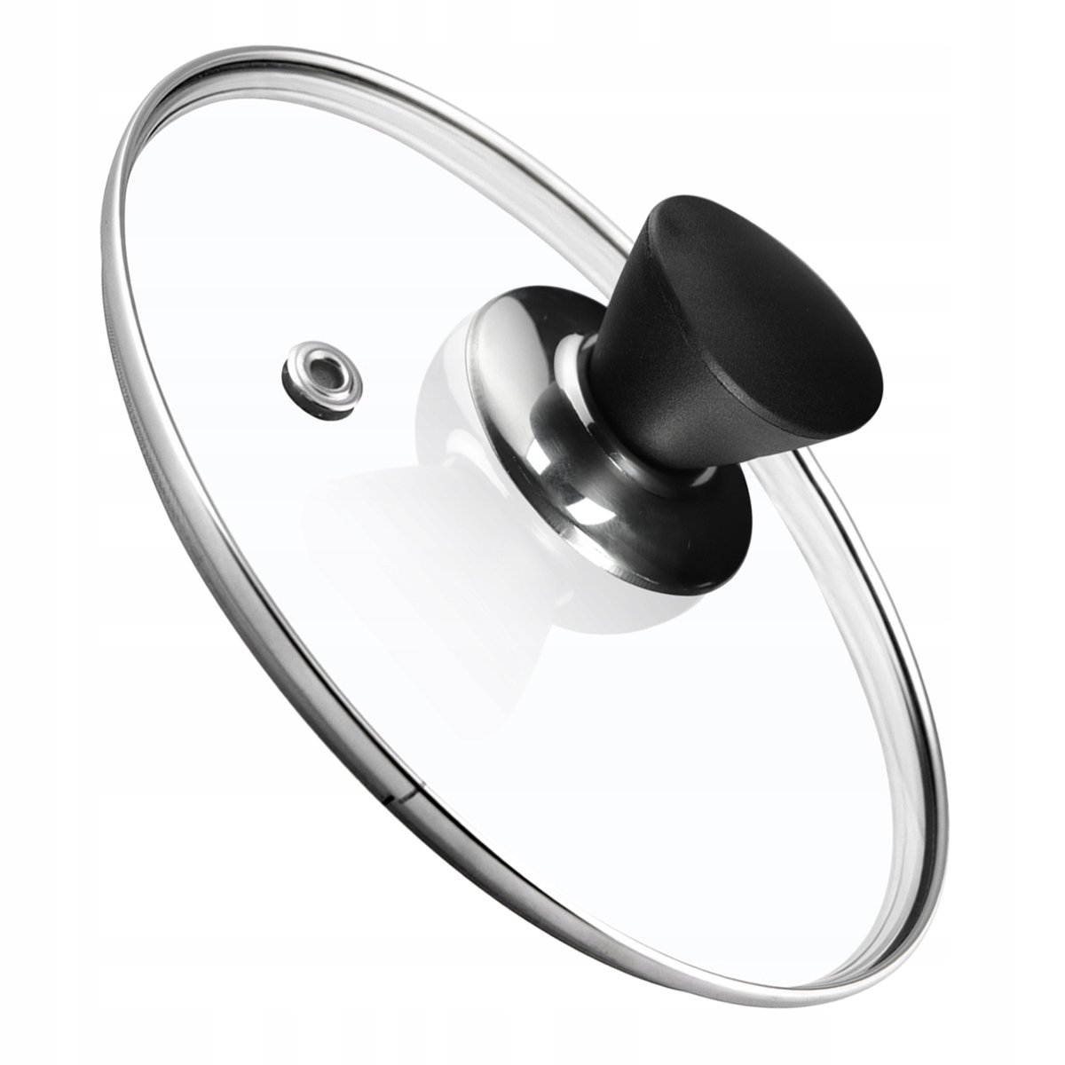 Pokrywa żaroodporna z czarnym uchwytem Taranto 16 cm