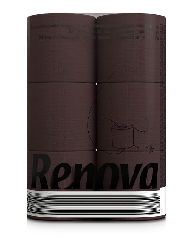 Brązowy Papier Toaletowy Renova 6R