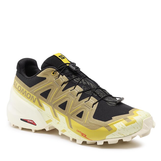 Buty Salomon Speedcross 6 L47301500 Black/Cress Green/Transparent Yellow