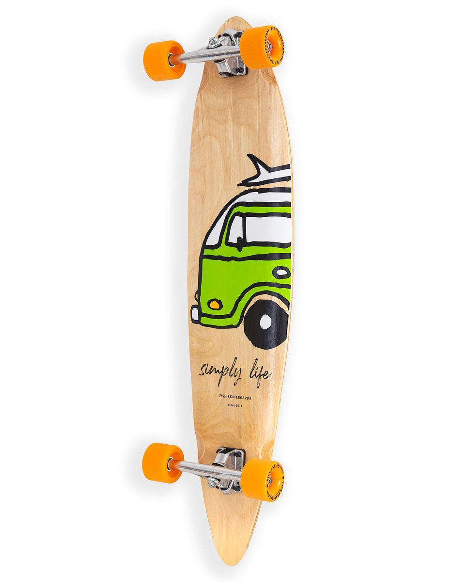 Fishskateboards Longboard Vanlife Fishskateboards Vanlife