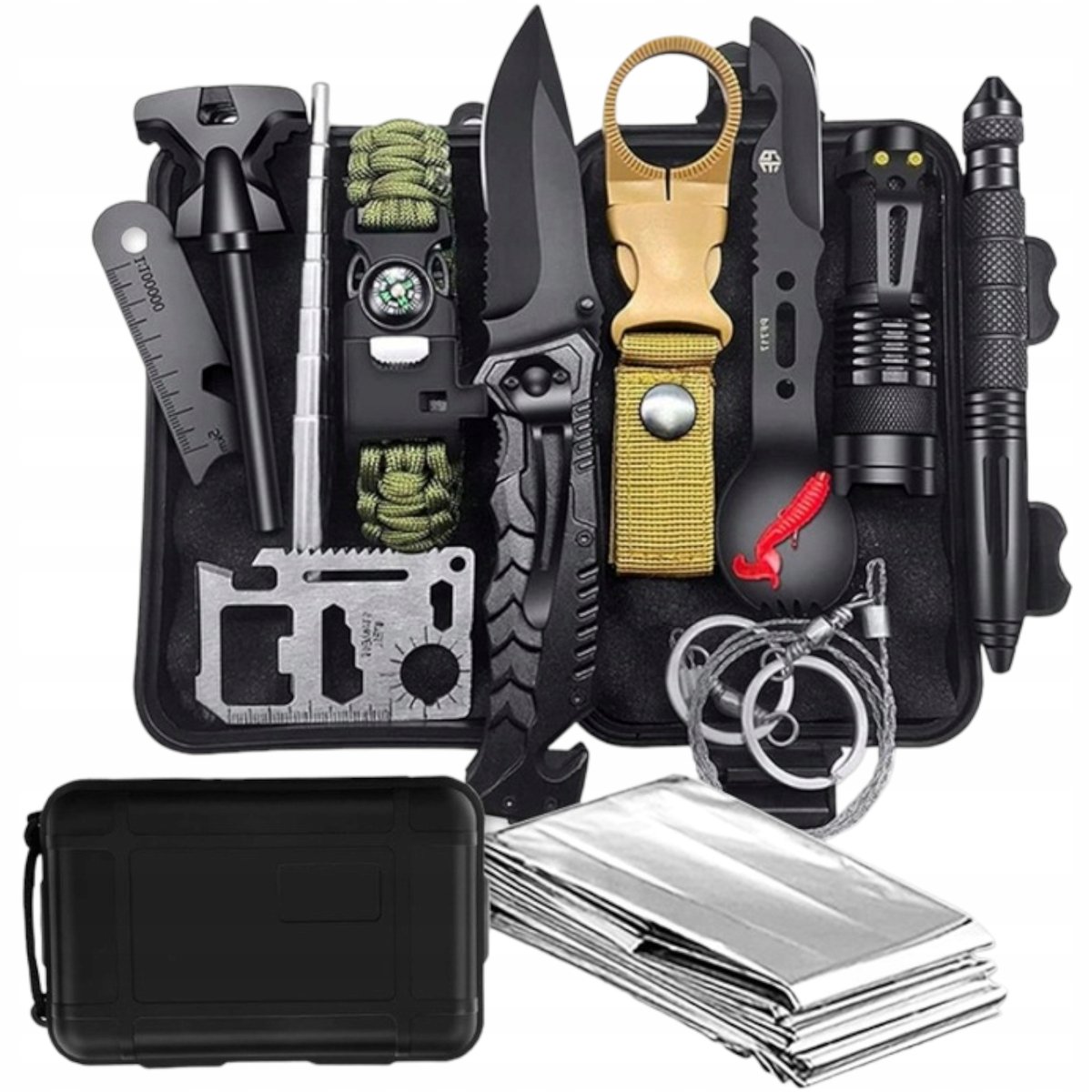 Multitool Wojskowy Zestaw Survival Przeżycia 18W1